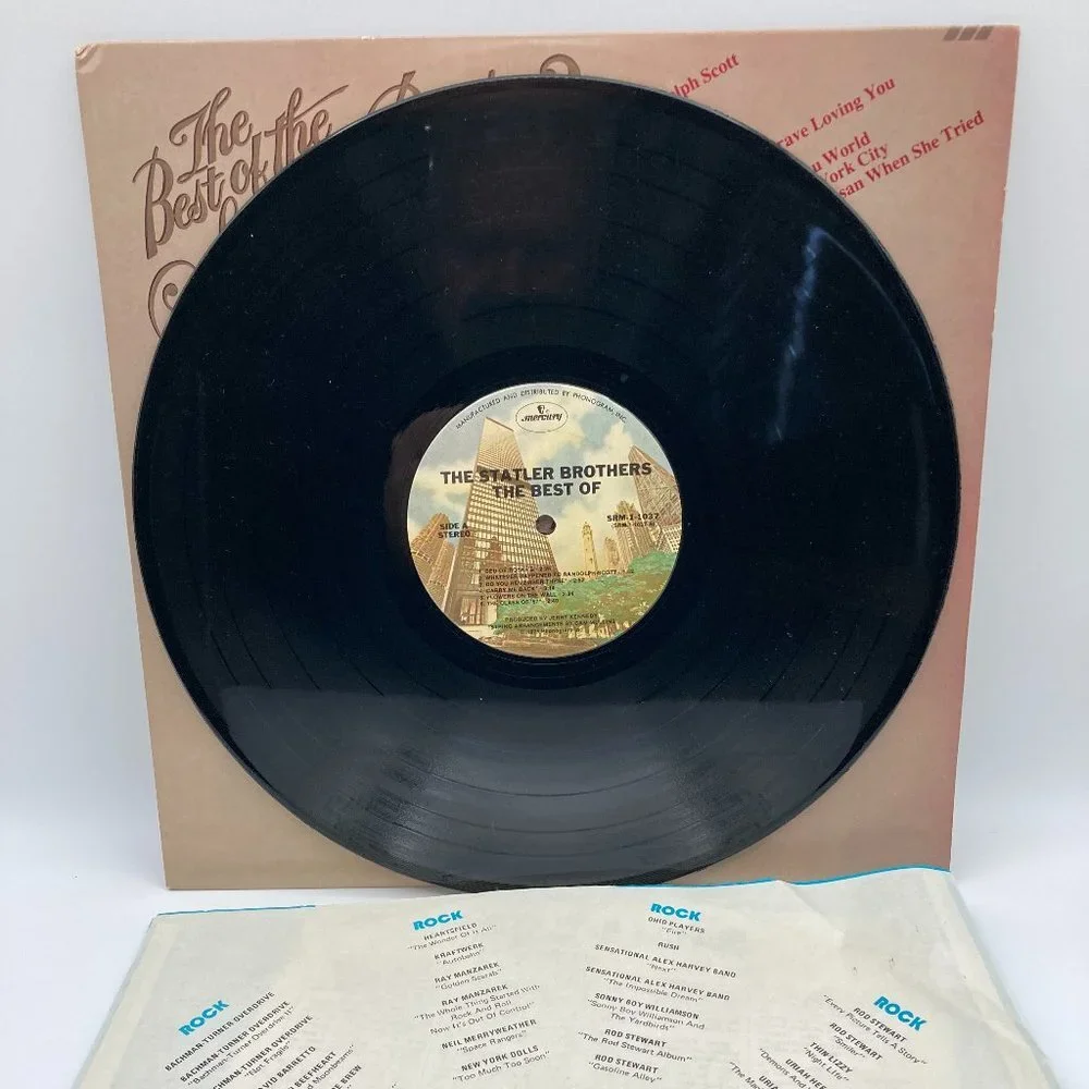 The Best Of The Statler Bros. Statler Brothers Vintage Vinyl Record LP Rare - Picture 3 of 6